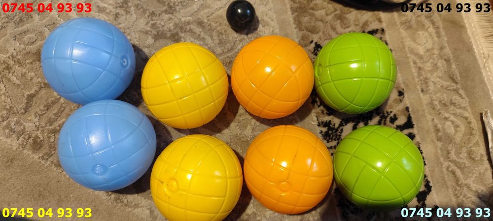 joc PENTANQUE 8 bile plastic umplute cu apa NOU