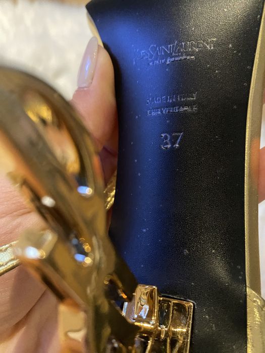 Sandale ysl aurii