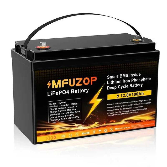 Baterie / Acumulator LiFePO4 / 12,80 V / 100A - 7 5 0 LEI