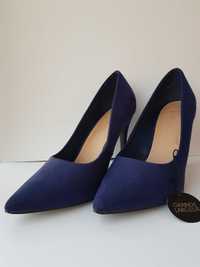 Pantofi bleumarin eleganti stiletto NEW LOOK