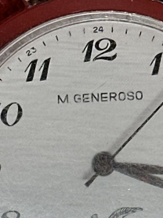 Ceas de buzunar foarte rar , elvetian , M Generoso