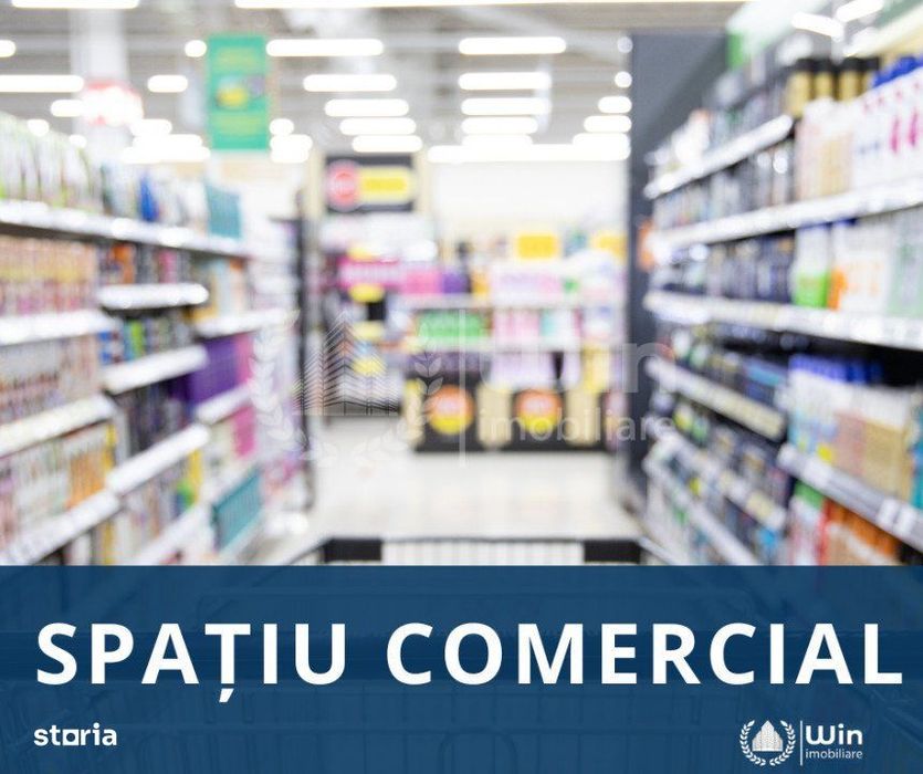 Spatiu Comercial | 55 mp util | Bloc nou | Parcare | Cartier Buna Ziua