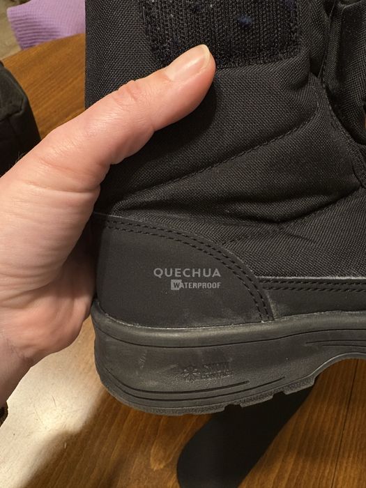 Ботуши/ апрески Quechua от Декатлон в черно номер 34