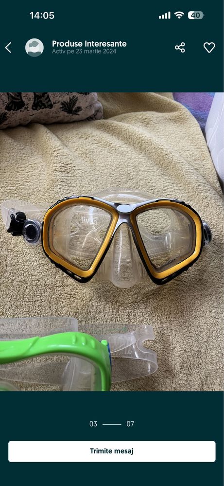 Ochelari inot scufundari snorkeling piscina
