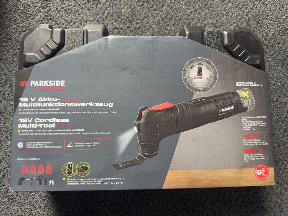 Unealta multifunctionala pe acumulator 12v Parkside Performance