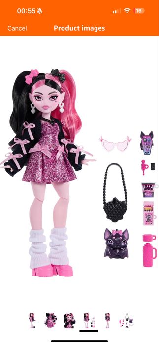 Продам монстер хай дракулаура рефреш 3