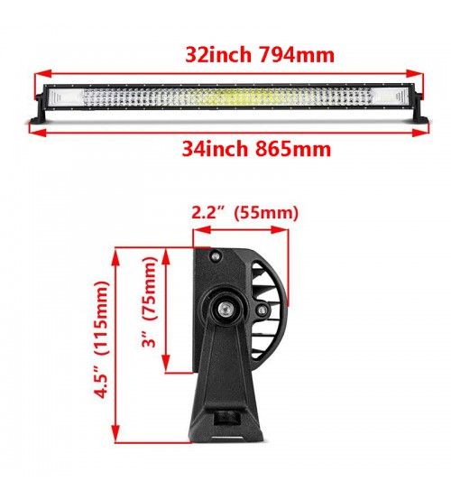 Led bar 405w, Lungime 86.5 cm, Transport Gratuit si Garantie 1 an