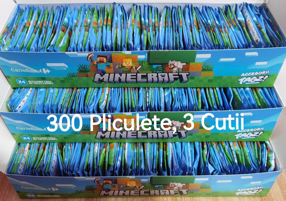 300 Pliculete Accesorii Minecraft Tagz
