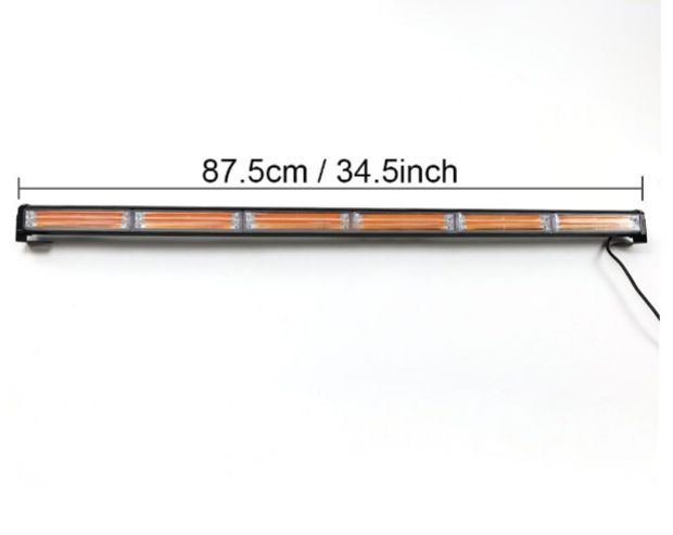 Лед Бар Сигнална Аварийна Лампа  90 см. / 12-24V