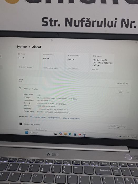 Laptop Lenovo ThinkBook  i5-1135G7 -N-