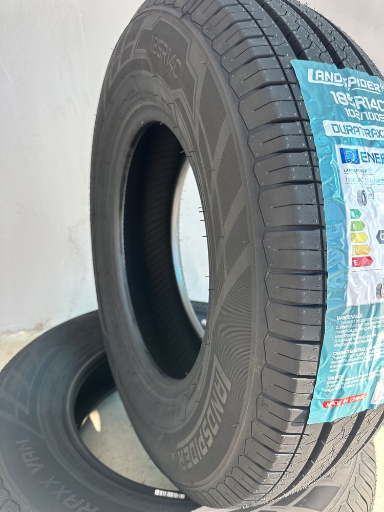 Нови Летни Бусови Гуми LANDSPIDER DURATRAXX 185R14C 102/100S Нов DOT
