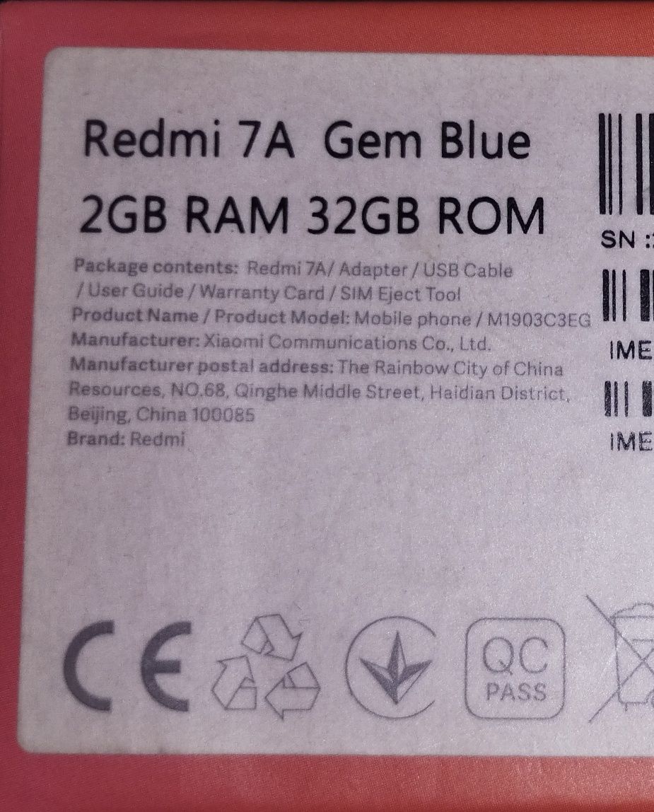 Redmi 7A смартфон