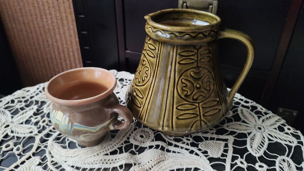 carafă ceramica+ ceașcă