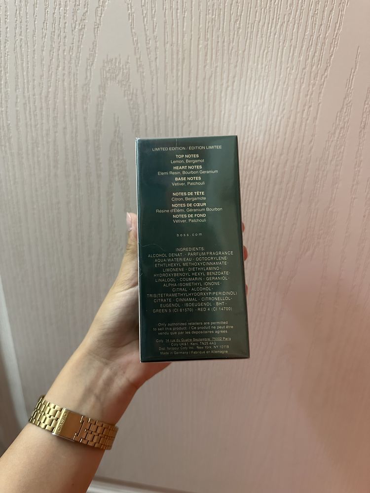 Hugo boss bottled bold citrus