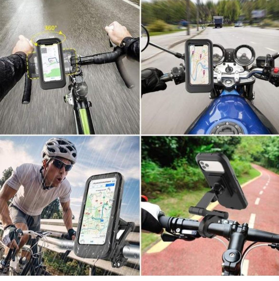 Suport pentru telefon impermeabil pentru biciclete și motociclete!