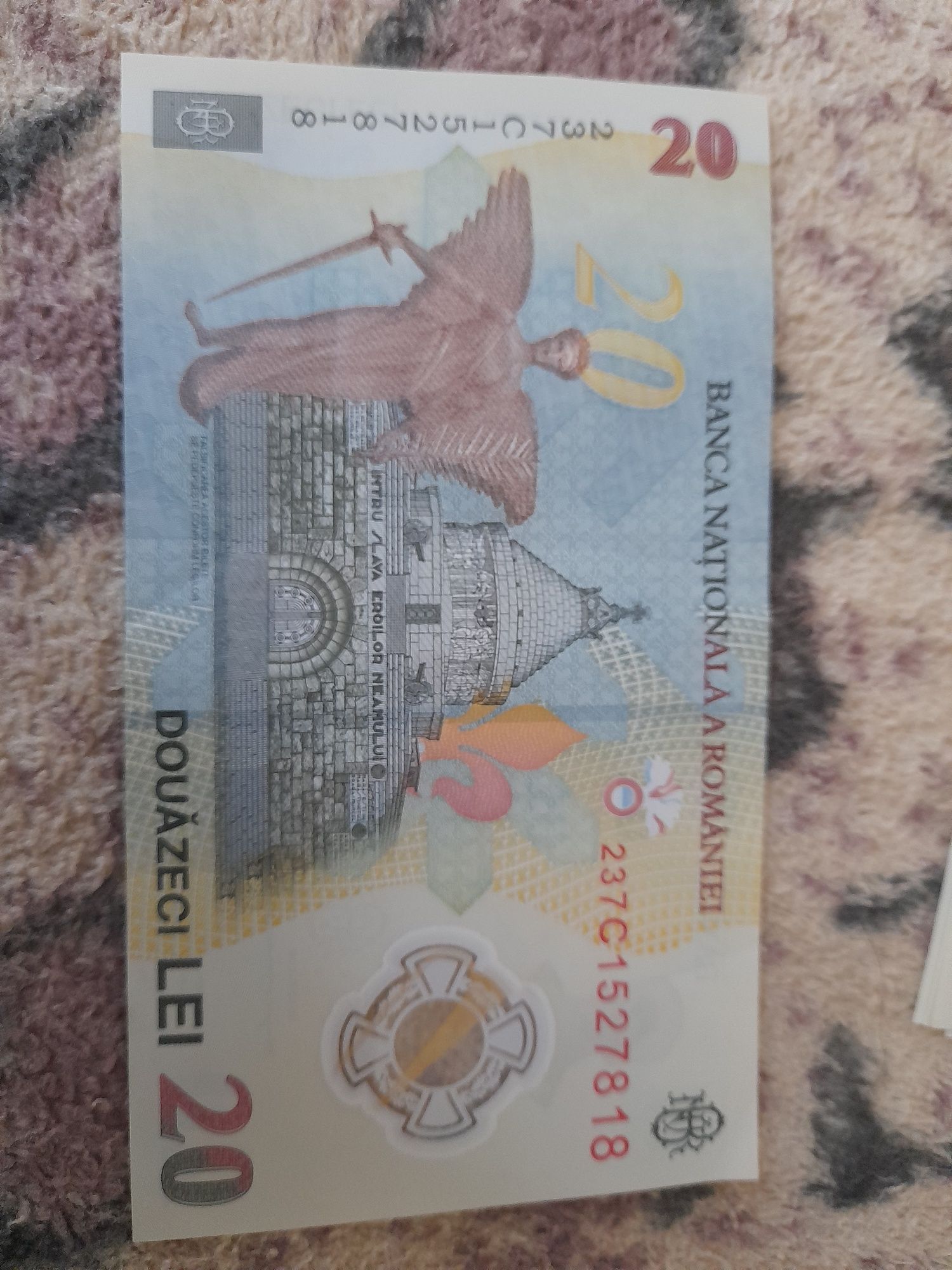 bagnotă de 20 RON fuarte rare pt colecționari