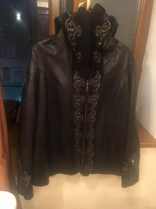 Куртка кожаная дизайнерская