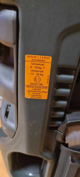 Столче за кола  Britax Romer Evolva 1-2-3 Plus