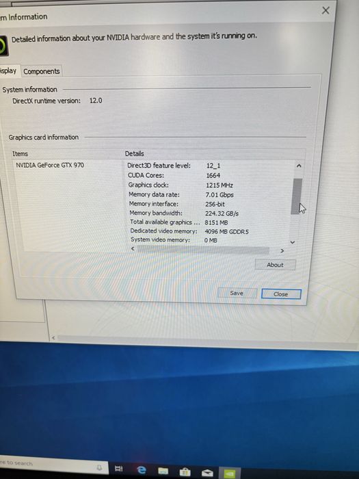 Calculator/pc Gaming• i5-6th gen• Nvidia GTX 970 de 4gb
