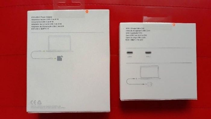 Incarcator priza +Cablu USB-C 61W ORIGINAL Apple Macbook Pro 13" A1707