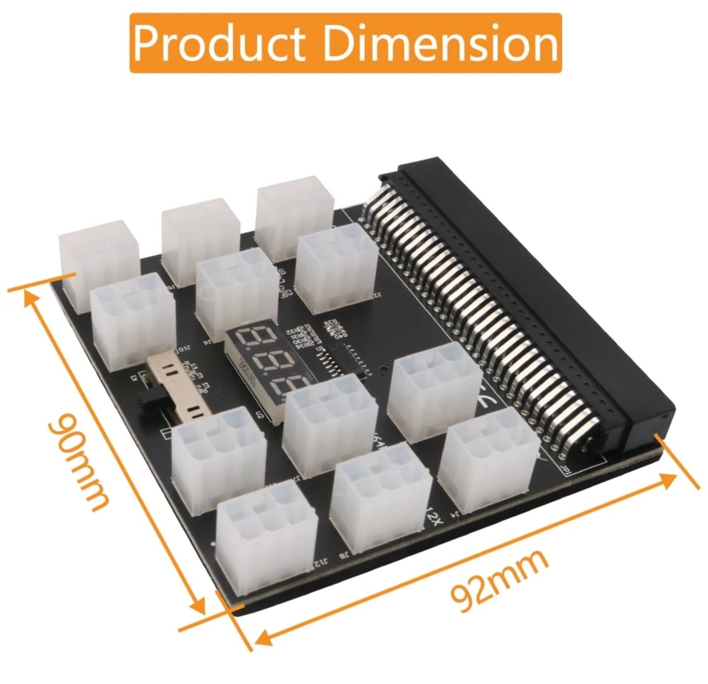 Breakout board sursa hp 1200w 750w mining