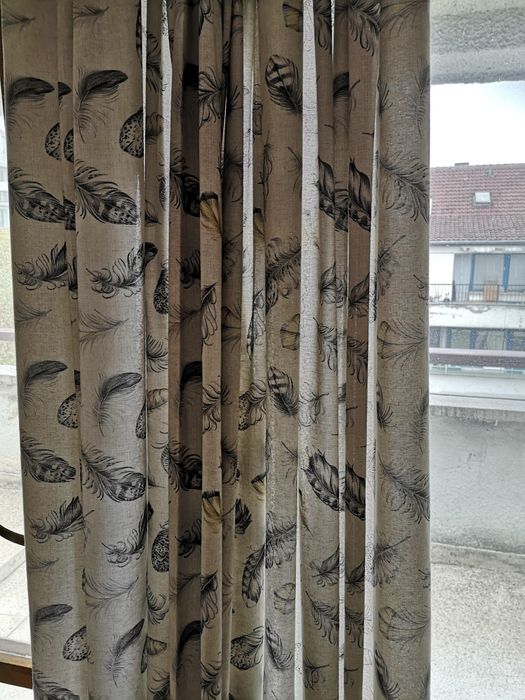 Светло сиви пердета - 2 броя, 197 х 140 см