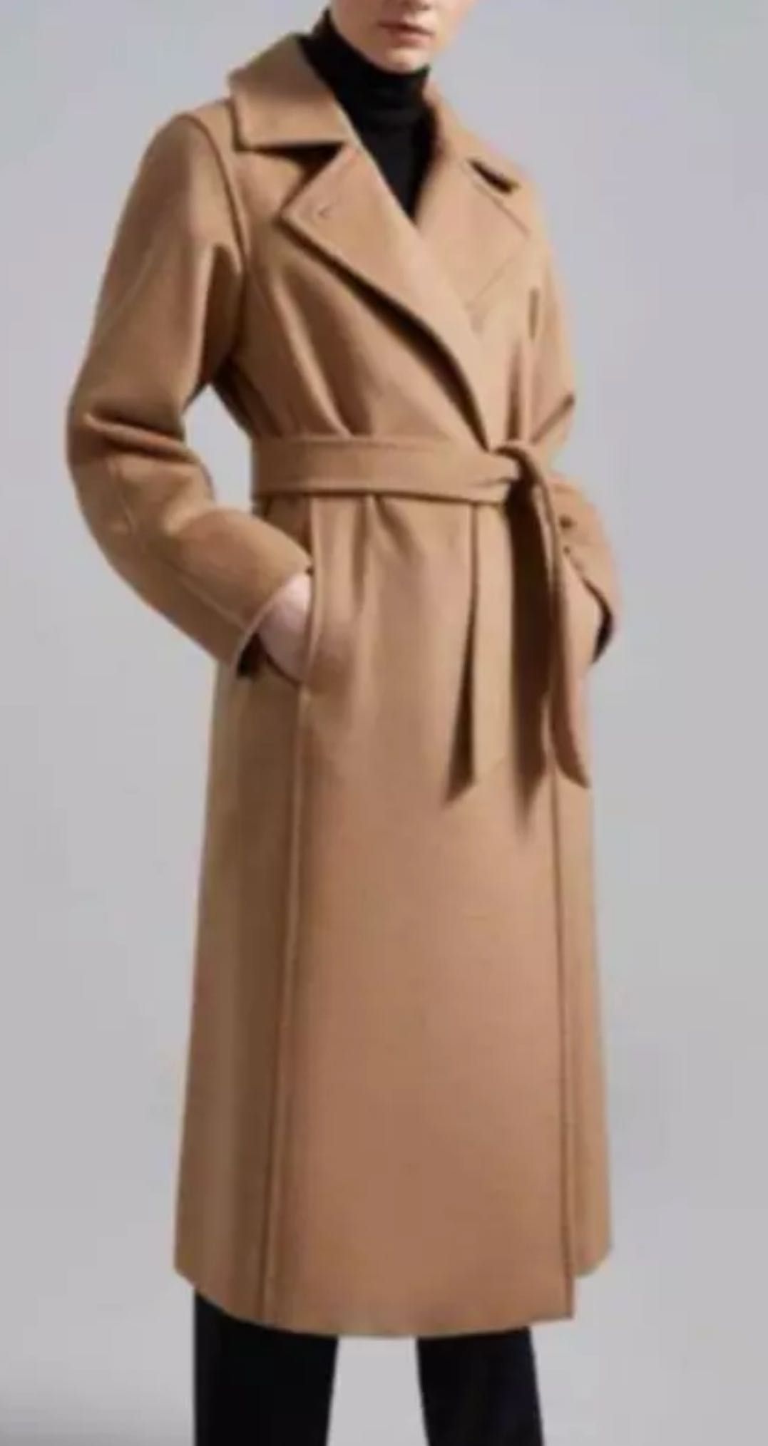 Палто Max Mara Manuela 100% camel wool