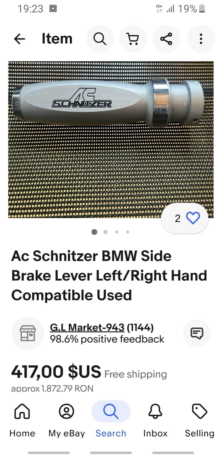 Maner bmw seria 3 e36 AC schnitzer