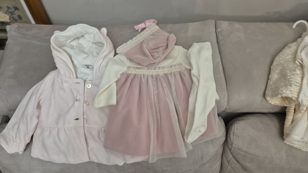 Set rochita si paltonas si dres