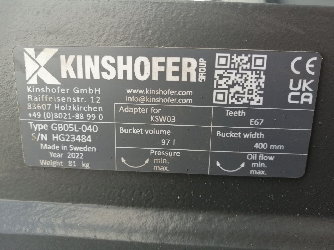 Cupa originala Kinshofer cu prindere MS-03