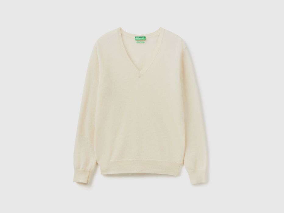 Benetton Cashmere blend Фин пуловер