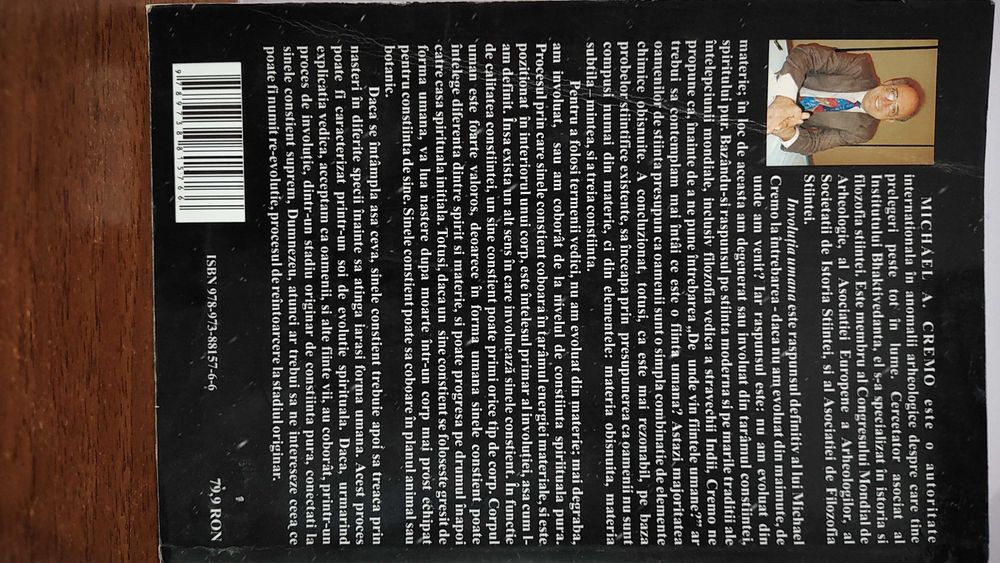 Michael A. Cremo - Involutia umana (alternativa la teoria lui Darwin)