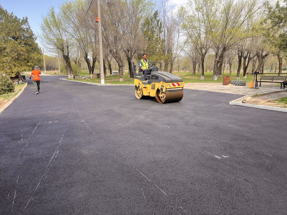 Асфальтирование Асфальт Укладка