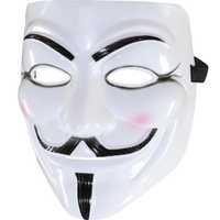 Masca Anonymous, Guy Fawkes, Masca V for Vendetta Alba