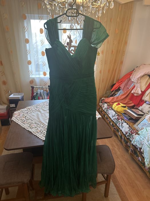 Rochie lunga matase naturala