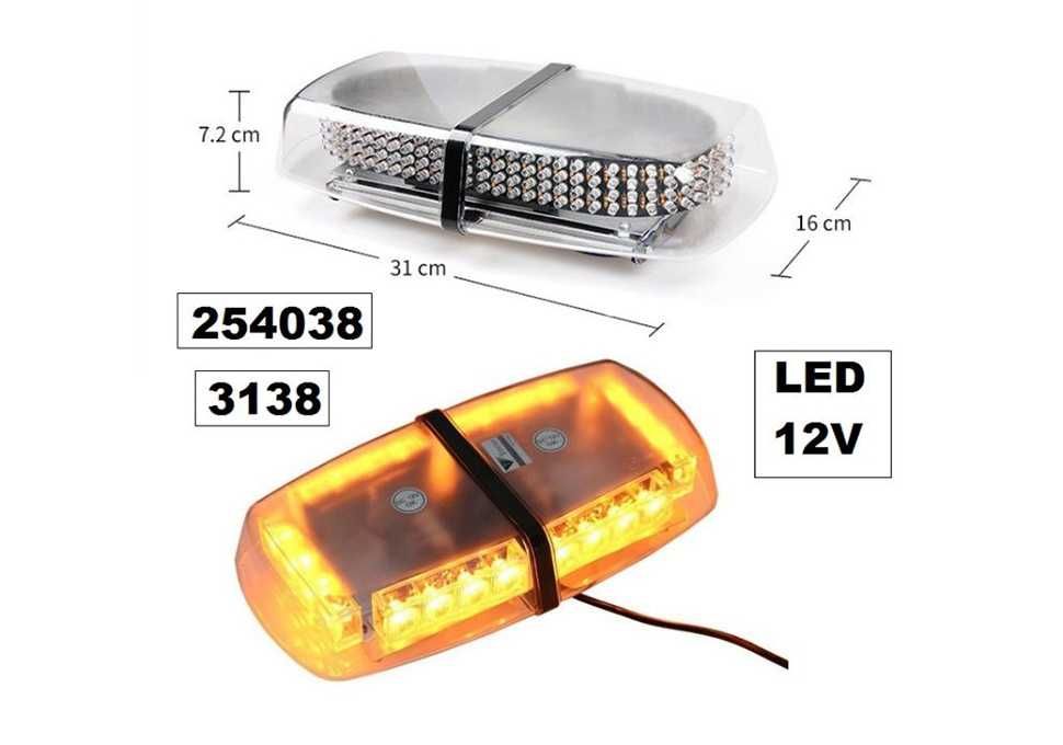 LED сигнална лампа, 12-24V