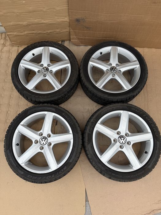 Оригинални Алуминиеви джанти с Гуми за VW Golf 5;6;7;8 “17” 5x112 ET38