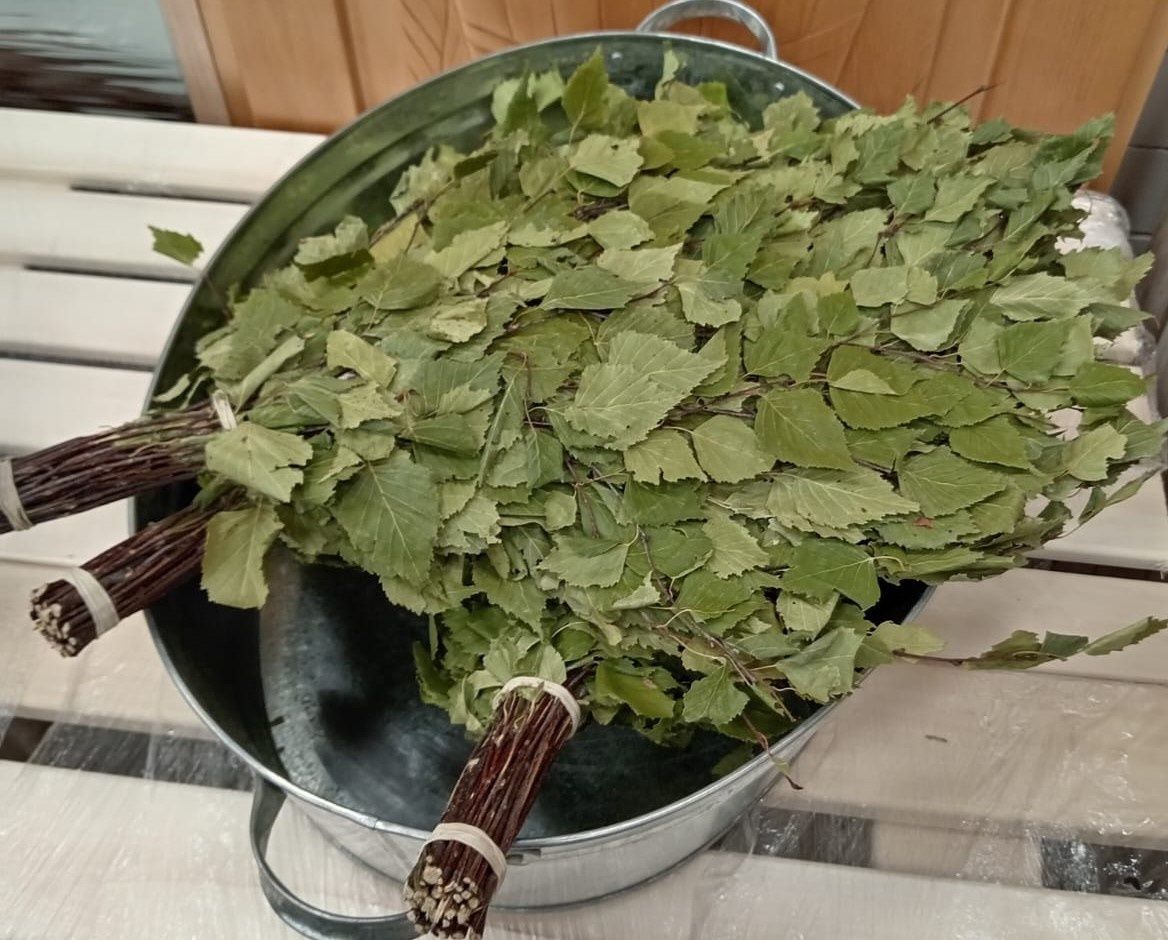 Веник из березы и доник