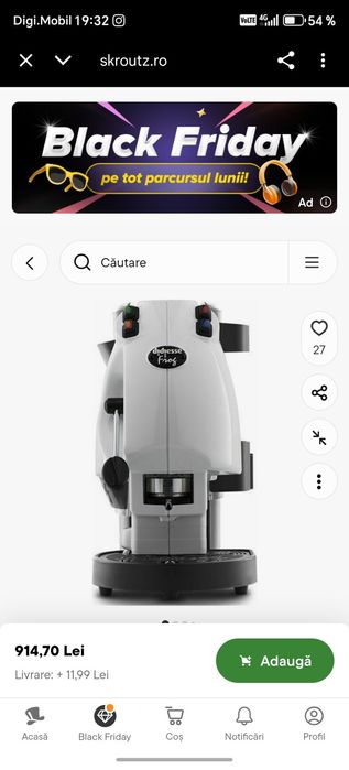 Vand un apărat cafe