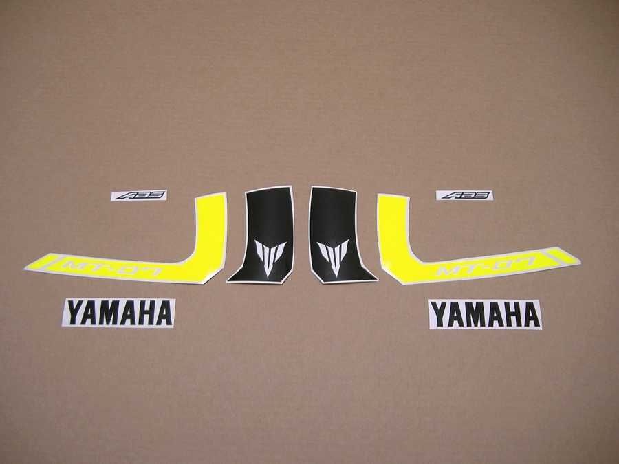 Стикери Yamaha fz 750, mt-03, mt-07, Tenere XTZ 660, xj6 лепенки mt03
