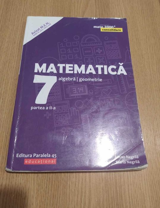 Cărți și manuale matematică 3