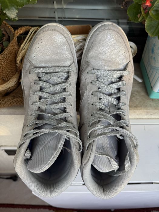 Дамски сребристи кецове Reebok