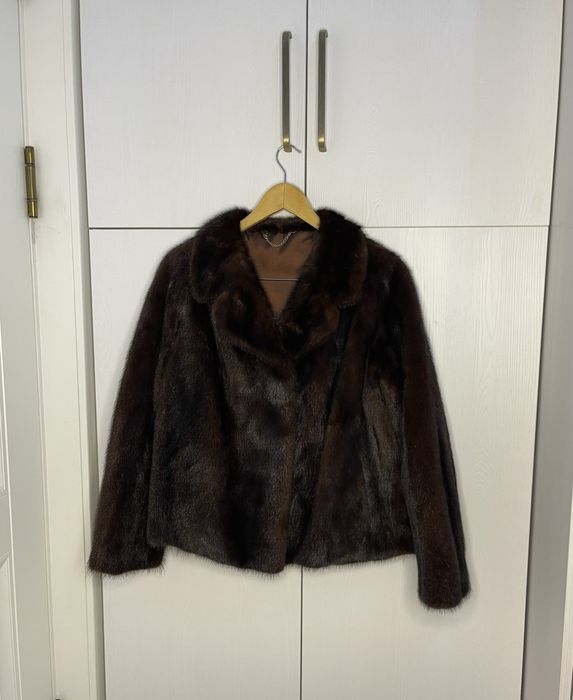 Натуральная норковая шуба