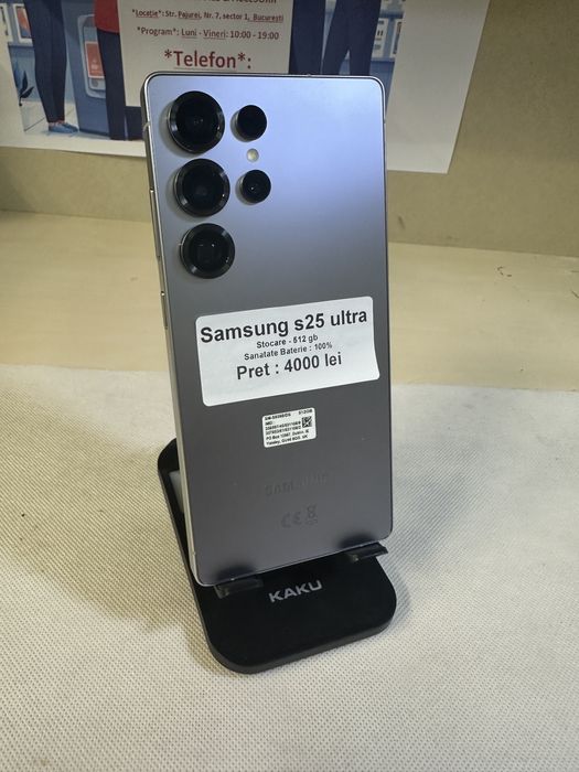 Samsung s25 ultra / 512 gb / Garantie / folie sticla cadou