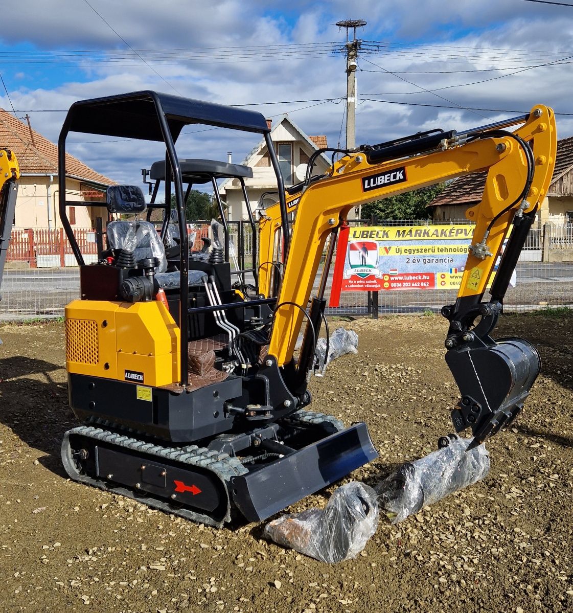 Miniexcavator 1.6t LUBECK EX-161 NOU-Garanție 2 ani.