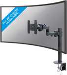 Метална стойка за бюро Neomounts  TIS FPMA-D960BLACKPLUS, 10 - 49 инча