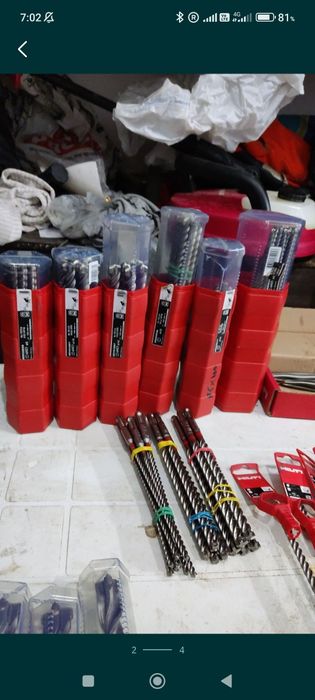 Burghie Hilti noi, SDS PLUS SI SDS MAX
6x100- 25 lei buc