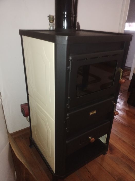 Печка с водна риза тип камина Прити 8kv