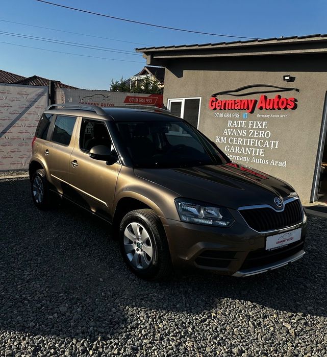 Skoda Yeti RATE/GARANTIE2.0diesel 4x4 2015 FACELIFT navi clima inc scaune senzori