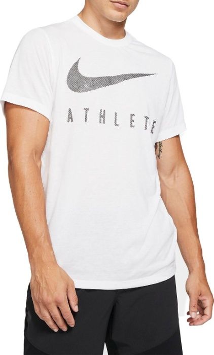 tricou Nike Dry Tee DB Athlete SSNL, Alb/Gri,XL-> NOU,SIGILAT,eticheta